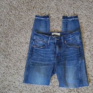 Madewell 9 in skinny jeans 26P